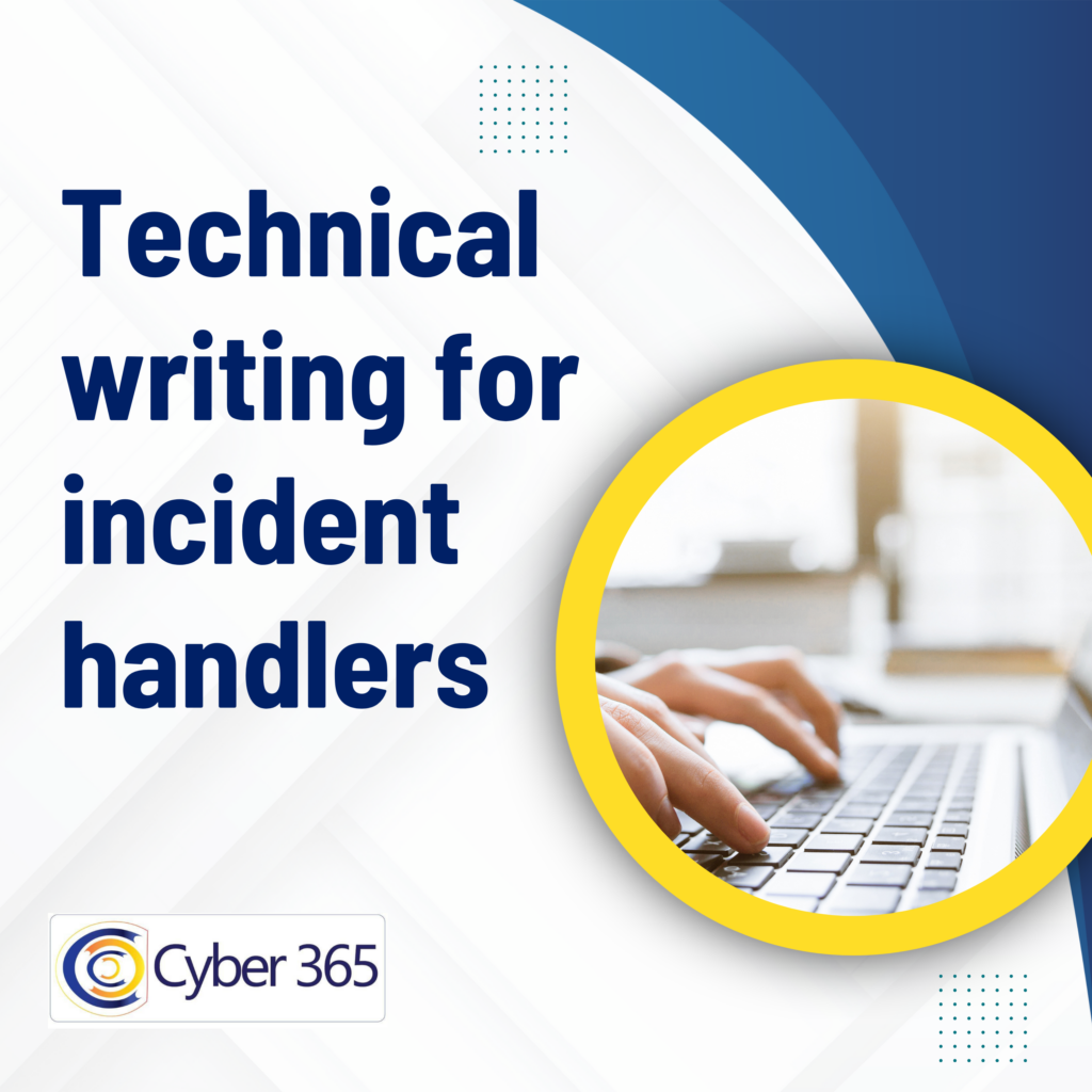 Technical Writing for Incident Handlers Workshop