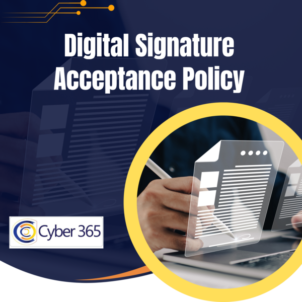 Digital Signature Acceptance Policy