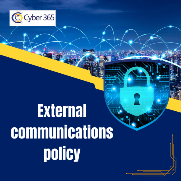 External communications policy