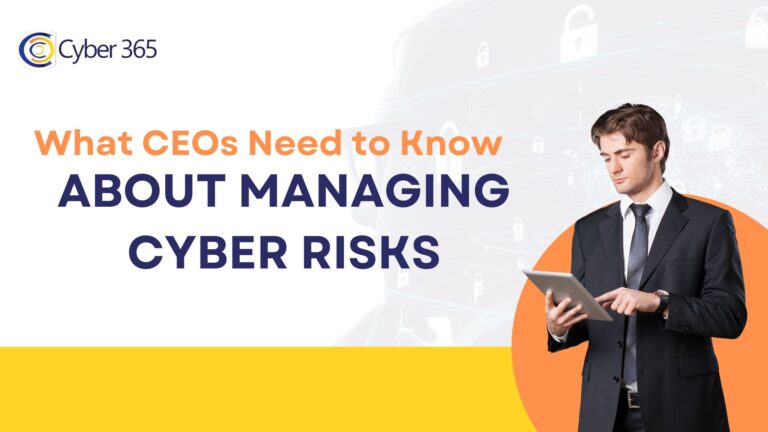 What CEOs Need to Know About Managing Cyber Risks